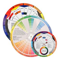 3kpl tatuointi tarvikkeet väri väri ympyrä muste kaavio paperitarvikkeet ammattimaiset tatuointilaitteet pigmentit pyörät pysyvä meikki