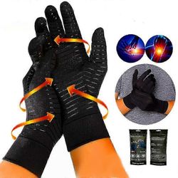 Kupariset niveltulehduskäsineet Käsi Rannetuki Sormen puristus Kivunlievitys Tw M