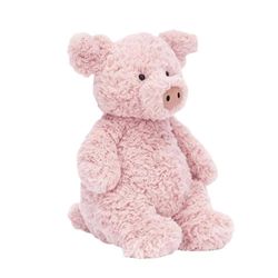 Söpö vaaleanpunainen pehmo nukke sika figuuri sisustus lasten pehmolelu 33cm