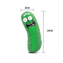 Söpö sarjakuva kurkku suolakurkku rick pehmo nukke lelu pehmeä tyyny lasten pehmolelu lisävaruste lahja