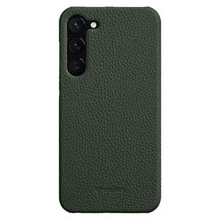 MELKCO-suojakotelo Samsung Galaxy S22+ 5G:lle, aito lehmännahkapäällysteinen PC-puhelimen kansi-vihreä Style F Samsung Galaxy S22+ 5G