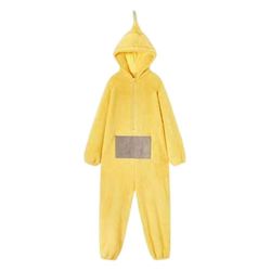 Unisex Teletubbies kostym Disi Onesies Lala Cosplay Pyjamas Jumpsuit S Yellow