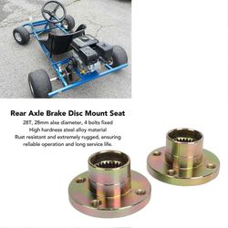 2PCS 28T 28mm taka-akselin jarrulevy ketjupyörään asennettava istuin terässeos 50cc - 250cc ATV Go Kart mönkijä mönkijä