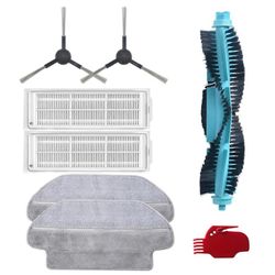 Hovedbørste Filter Side pensler til Viomi Se V2 V2pro V-rvclm21b V3 robot mopping klud