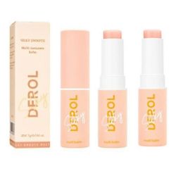 3kpl Derol Silky Smooth Collan Balm Stick Hydrating Bounce Anti- Moisturizin