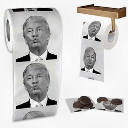 Hauska uutuuspainettu wc-paperi julkkissuunnittelulla gag-lahjoihin 1pc