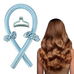 2-pack Piger Bånd Pandebånd Oprullet Hår Ingen Heat Curling Iron Wave Shaper