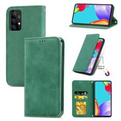 Gangxun Sag Til Samsung Galaxy A72 5g/4g Magnetisk Lukning Læder Tegnebog Cover Housse Etui Shockproof - Grøn