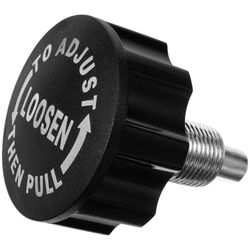 Kuntopyörän vaihtonuppi kuntopyörän osa Nuppi Ruuvin vaihto-osa Musta 6.50X5.50X5.50CM