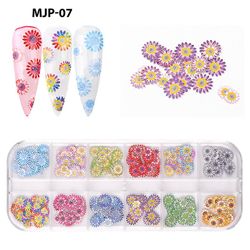 Handuo Nail Artchristmas Farve Blomst Butterfly Sæt, Nail Art Diy Håndværk Jewelry Sets7