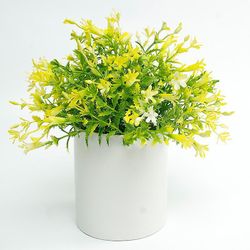 kartokner Kunstige planter med blomsterpotter små blomsterpotter kontor desktop dekoration falske planter