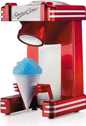 Nostalgi Rsm702 Retro Single Snow Cone Maker, Röd Retro Röd