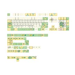 Unike Pbt-taster sitron for mekaniske spilltastaturer Ergonomisk design