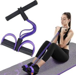 Funct Tens Rope, 4-rörs pedaldragare, Tens Rope Fitness Equipment, För / midja / arm / ben