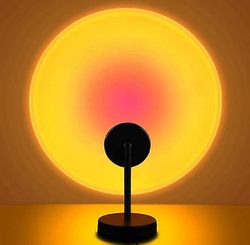 Barsinfi Led Sunset Lamp, 5w Projektor Rainbow Light Usb Opladning til Home Living Room Soveværelse Decor Sun