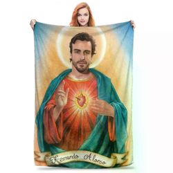 Kerota Fernando Alonso Saint Blanket Useita kokoja Pehmeät ja kevyet peitot sohvalle ja sängylle 150x125cm