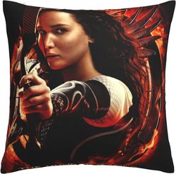 Hunger Games myke pute dekker 45 x 45 cm firkantede putevar komfortable dekorative putevar Luksus putetrekk for sofa soverom med