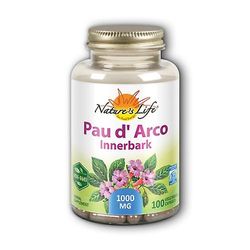 Nature's Life Luonnon elämä Pau D'Arco, 100 lippistä (1 kpl pakkaus)