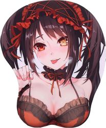 LINCMAN Päivämäärä A Live Tokisaki Kurumi Anime -hiirimatot rannetuella Pelaaminen 3D-hiirimatot 2Way Skin (Kurumi 2)