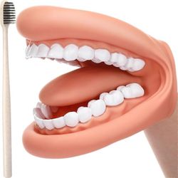 1kpl suunukke kielen hampailla suu käsinukke hammasharjalla hammasharjalla pojalle gi Valokuvan väri