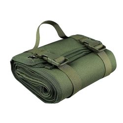 GreenZech Taktisk skytematte rulle opp trening skyttere pad vanntett nylon folding matte for utendørs jakt camping rekkevidde snikskytter Grønn