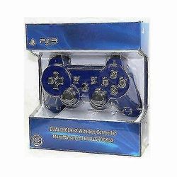 Peliohjain PS3 langattomalle Dual Shock 3 -ohjaimelle Joystick Peliohjain PlayStation 3 - sininen