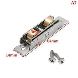 Liukupyörät Rullat Raskas mykkä ruostumattomasta teräksestä valmistetut liukuoven laakerirullat A7