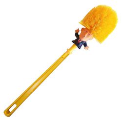 Hauska Donald-Trump -wc-harja monikäyttöinen kylpyhuoneen harjanpuhdistusaine MAGA presidentin uutuuslahja A