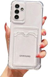 Kirkas lompakko puhelinkotelo yhteensopiva Samsung Galaxy A13 5G päivityskorttipaikka kotelo Slim Fit suojaava pehmeä TPU iskunkestävä kansi söpöll...