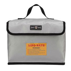 Litiumakun räjähdyssuojattu laukku vetoketjutiiviste kannettava tulenkestävä yläakun suojan säilytyspussi
