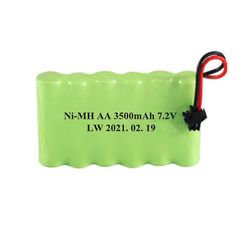 Vention 7.2v 3500mah Ni-mh Oppladbart Batteri For Rc Leker Biler Tanker Roboter Våpen Båter Oppgradering 7.2 V 3000 Mah Sm Plugg Med Lader Gull China