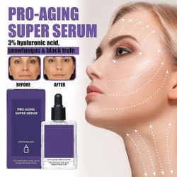 Pro Aging Super Serum, Plantsaepurple Pro Anti-Aging Super Serum, Pro Anti-Aging 3% hyaluronihapposeerumi, kasvojen kollageeniboosteri