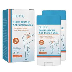 Anti Chafe Balm, Glide Anti Hankauspuikko, Reide Rescue Anti-friction Stick Cream Protection for Lower Arm, kantapää, reisi 2pcs