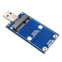 MSATA USB 3.0 -kiintolevykotelo MSATA USB -sovitin Ulkoinen SSD-levysovitin tukee 30X30