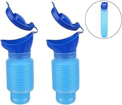 2kpl kannettava taitettava hätäpisuaari miehille ja naisille, matka-ajo ulkona asuntoauto wc-pullo pisuaari