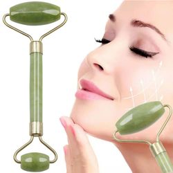 Witdreamer Naturlig Jade Roller Facial Anti-aging Massage Stick Skønhedsinstrument