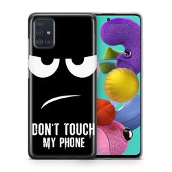 König Taske Mobiltelefonbeskytter til OnePlus 8 Pro Case Cover Taske Kofanger Cases TPU Motiv Rør ikke ved min telefon sort