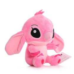 Disney Anime Stitch Pehmo Pehmo Kawaii Toys TV Sama kappale Rooli Riipus Nukke Lasten syntymäpäivälahjat Pari mallia 20-60cm vaaleanpunainen 45cm