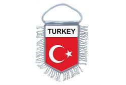 akachafactory Lippu Mini lippu maa auton koristelu Turkki Turkki Turks