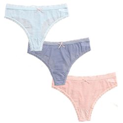 Blonde Trusser Til Kvinder Hipster Sexet Bikini Thong Multi 3 Farve-B L