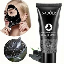 unbrand Bambu Charcoal Black Mask, Bamboo Charcoal Facial Mask - Puhdistaa huokoset ja kosteuttaa kasvoja, puhdistaa kasvot syvästi 3 kpl