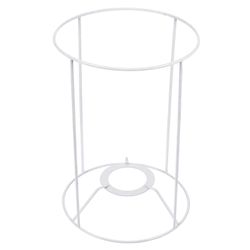 lampunvarjostin häkin rungon varaosa kodinsisustus pyöreä muotoinen rautamateriaali 7,9X5,5X5,5 tuumaa 1 kpl Valkoinen 20.00X14.00X14.00CM