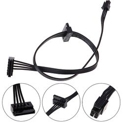 1pc 45cm Mini 4 Pin til 2 Sata Ssd strømforsyning kabel til Lenovo M410 M610 M415 Shytmv One Size