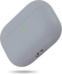 AIR Flydende silikoneetui til AirPods Pro Triple Layer Hybrid Protective Hard (grå)