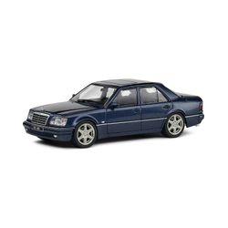 Solido Mercedes Benz W124 E60 AMG Diecast Malli 1:43 mittakaava Sininen