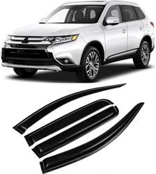 4 kpl auton tuulensuuntaimia, Mitsubishi Outlander 2014-2020 auton sivuikkunan visiiriin, aurinkosuojaan, varjostimeen, auton sivuikkunan suuntaimeen