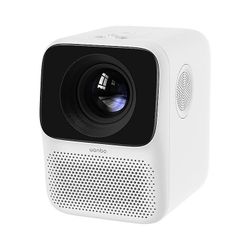 Huizhiwentong Xiaomi Wanbo Smart Projektor T2 Max 1080p Fysisk opløsning Mobiltelefon Mini Praktisk High-definition Projektor