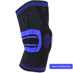 1Pcs silikone knæ pad skridsikker åndbar basketball vægtløftning foråret knæ støtte unisex professionel sport wrap 10 Xxl