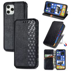 Kompatibel med iphone 12 Pro Max Flip Case Etui Vintage Wallet Flip Cover med magnetisk lukning Coque - Blå sort