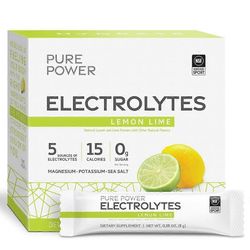 Dr. Mercola Pure Power -elektrolyytit sitruuna-limepakkaukset 30